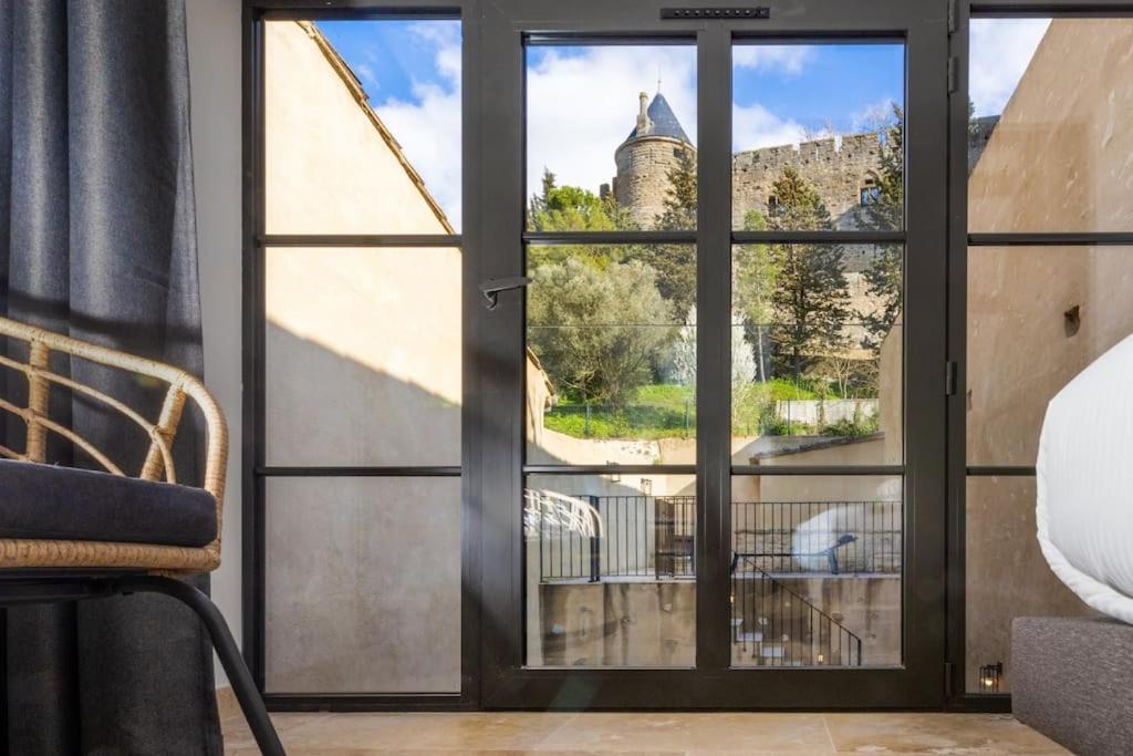 Longue Vie A La Reine - Piscine - Chateau Carcassone Exterior photo